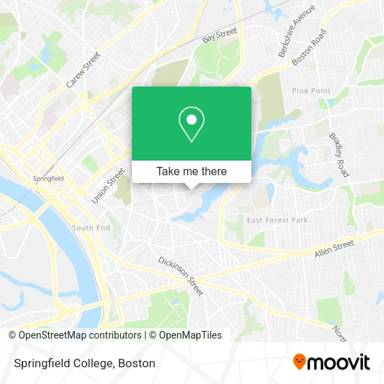 Springfield College map