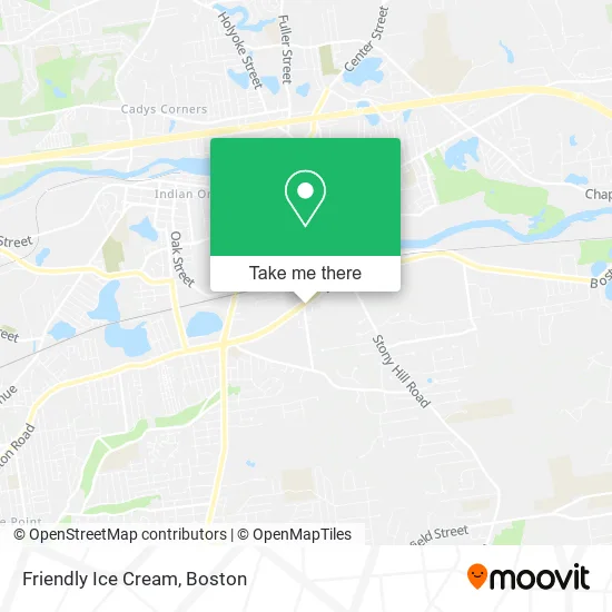 Friendly Ice Cream map