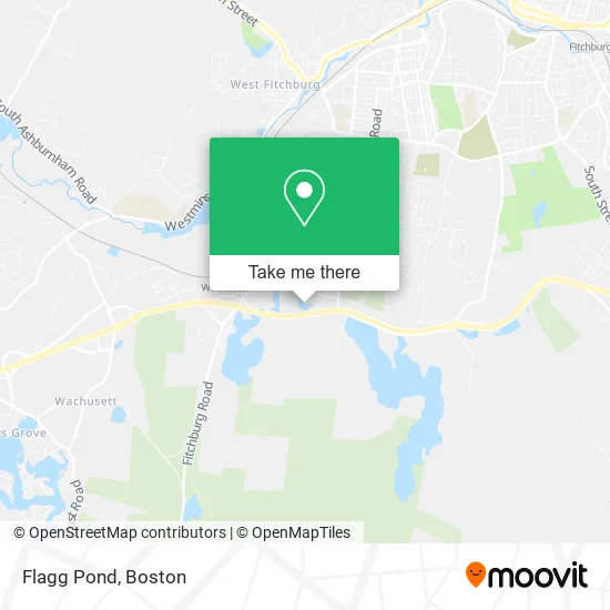 Flagg Pond map