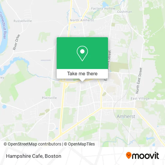 Hampshire Cafe map
