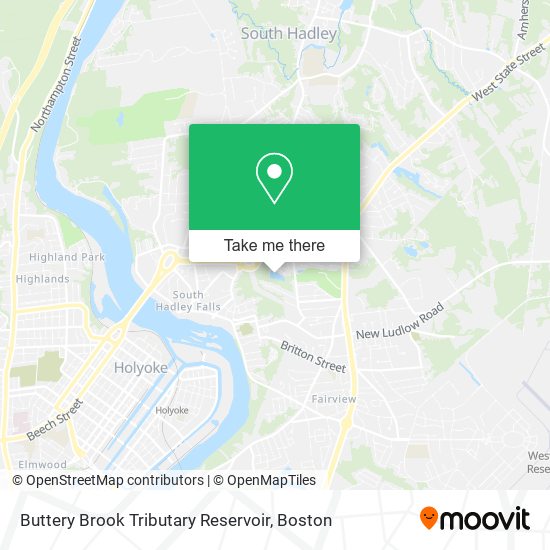 Buttery Brook Tributary Reservoir map