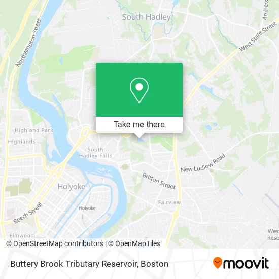 Mapa de Buttery Brook Tributary Reservoir