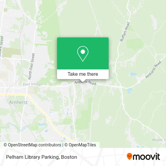 Pelham Library Parking map