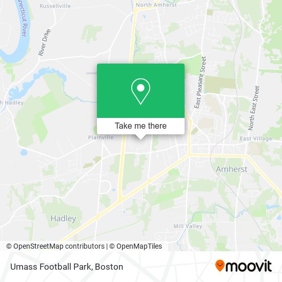 Umass Football Park map