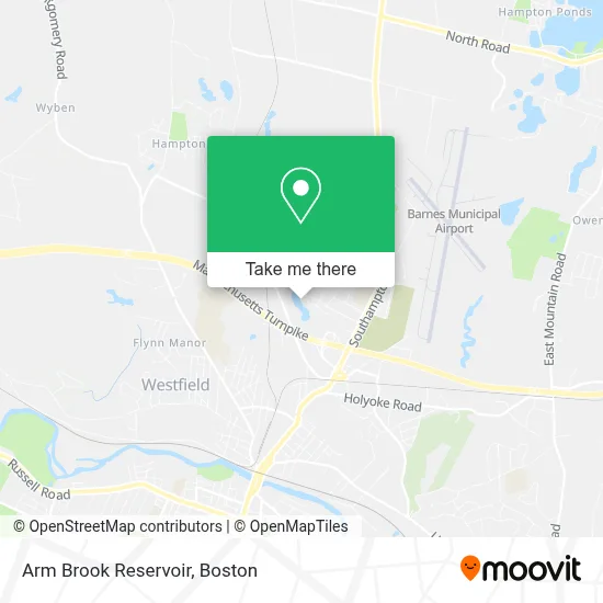 Arm Brook Reservoir map