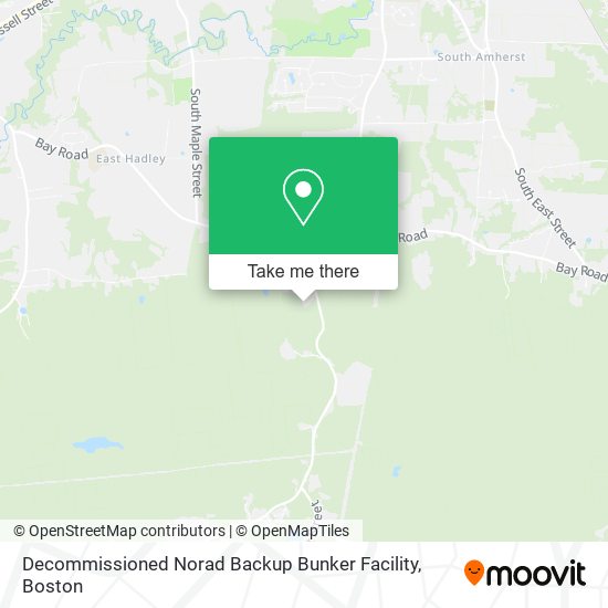 Decommissioned Norad Backup Bunker Facility map
