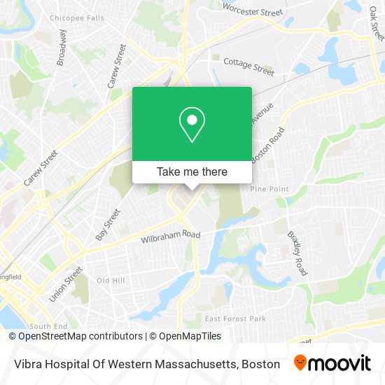 Vibra Hospital Of Western Massachusetts map