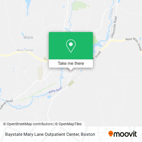Baystate Mary Lane Outpatient Center map