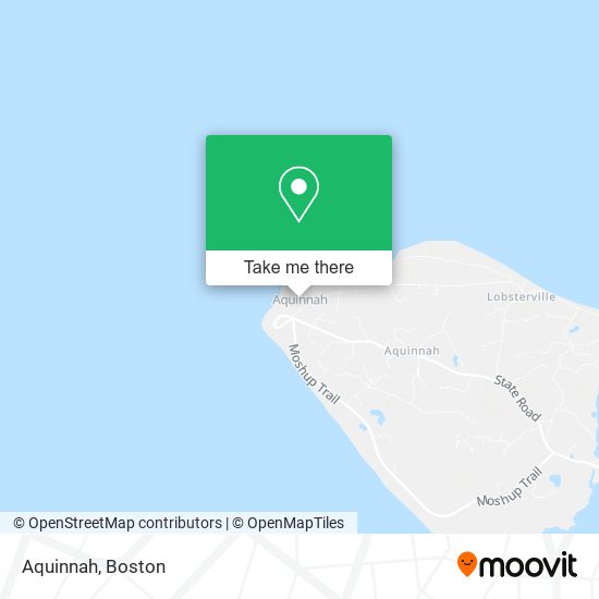 Mapa de Aquinnah