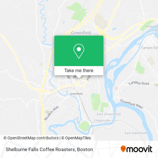 Mapa de Shelburne Falls Coffee Roasters