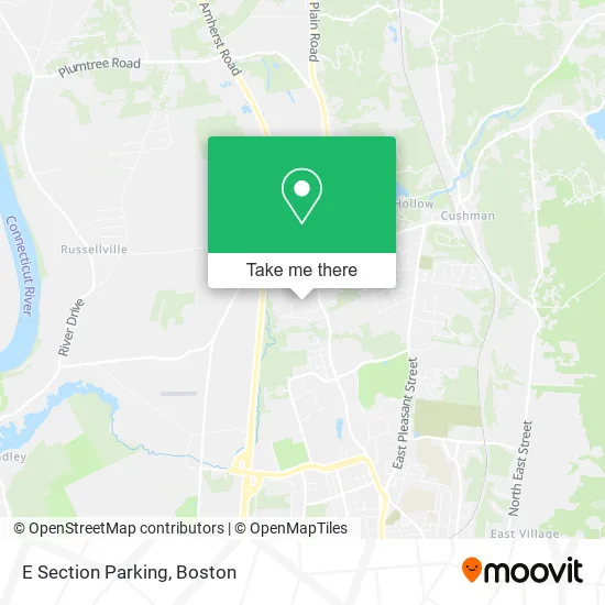 E Section Parking map