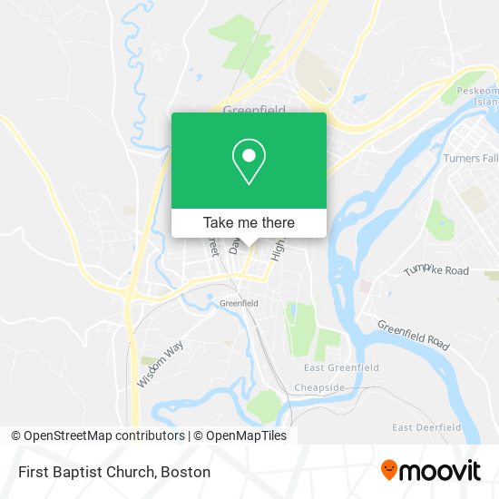 Mapa de First Baptist Church