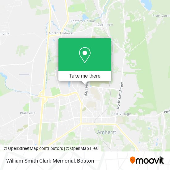 William Smith Clark Memorial map