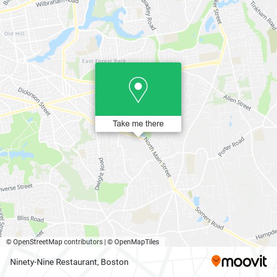 Ninety-Nine Restaurant map