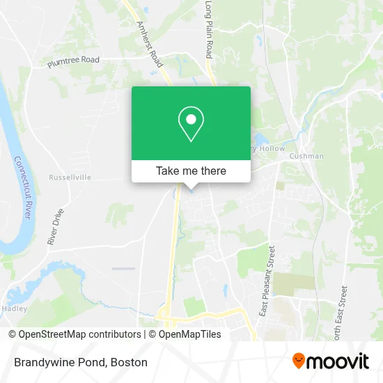 Brandywine Pond map