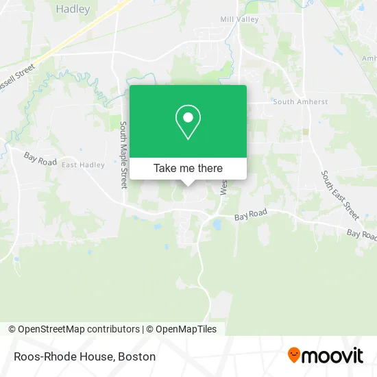 Roos-Rhode House map