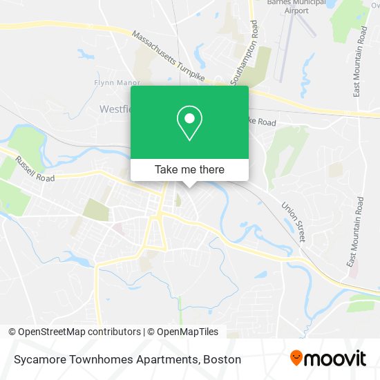 Mapa de Sycamore Townhomes Apartments