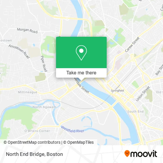 North End Bridge map