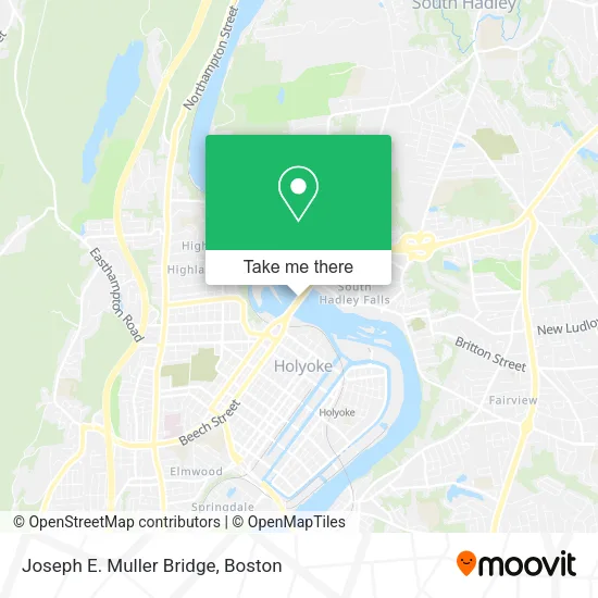 Joseph E. Muller Bridge map