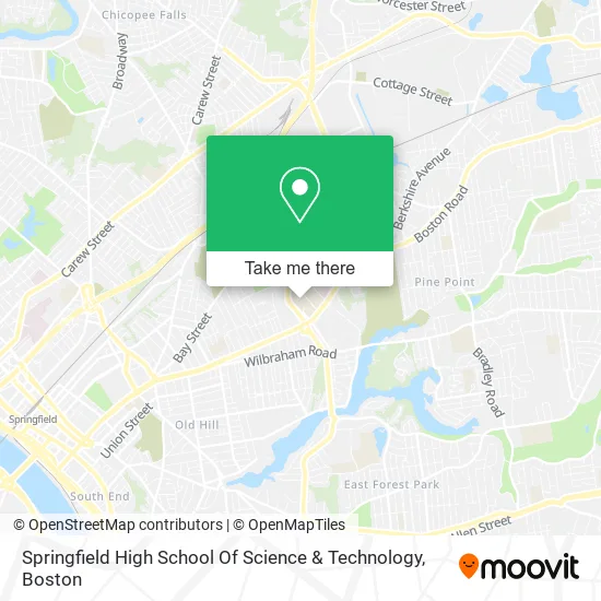 Springfield High School Of Science & Technology map