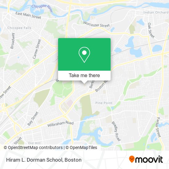 Mapa de Hiram L. Dorman School