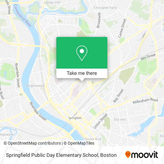 Springfield Public Day Elementary School map