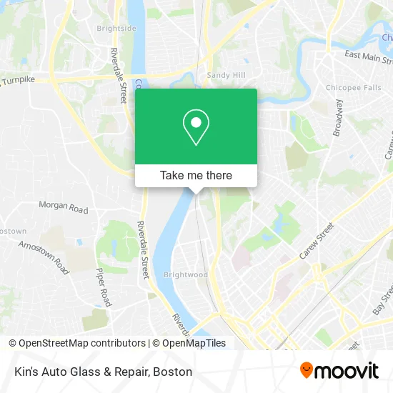 Kin's Auto Glass & Repair map