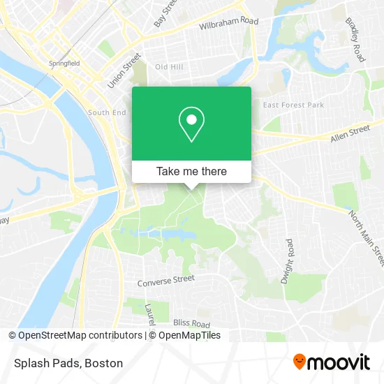 Splash Pads map