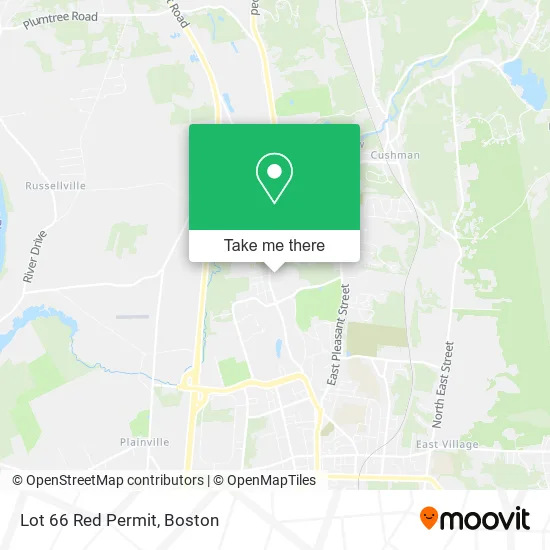 Lot 66 Red Permit map