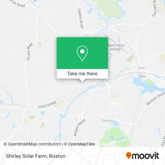 Shirley Solar Farm map