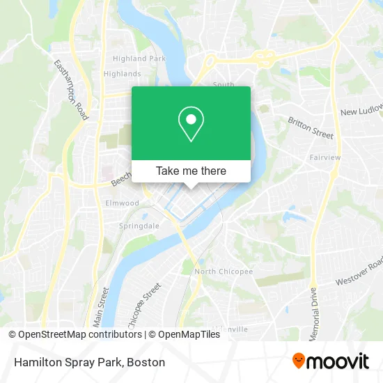 Hamilton Spray Park map