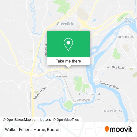 Walker Funeral Home map