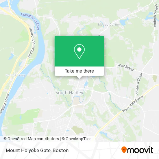 Mount Holyoke Gate map