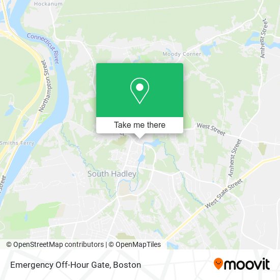 Emergency Off-Hour Gate map
