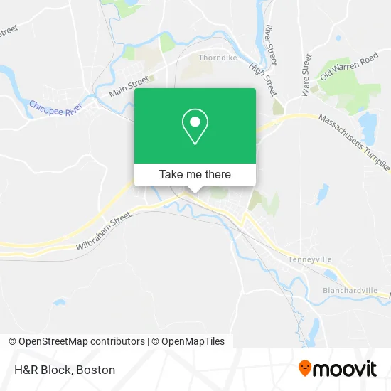 H&R Block map