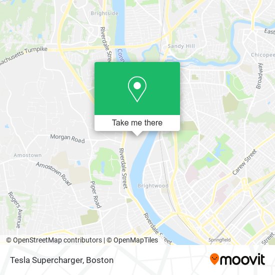 Mapa de Tesla Supercharger