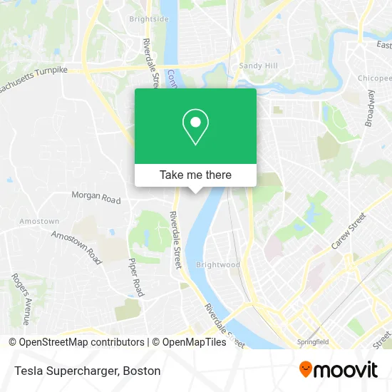Tesla Supercharger map