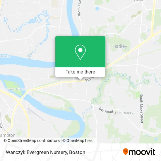 Wanczyk Evergreen Nursery map
