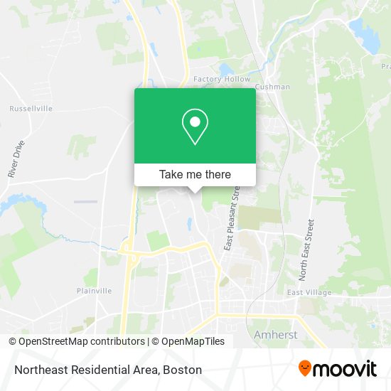 Northeast Residential Area map