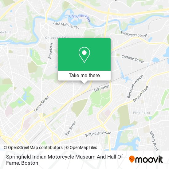 Springfield Indian Motorcycle Museum And Hall Of Fame map