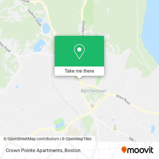 Mapa de Crown Pointe Apartments