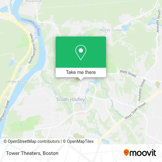 Tower Theaters map