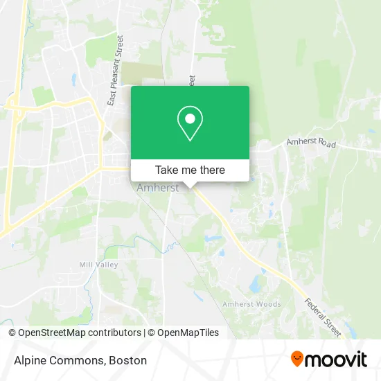 Alpine Commons map