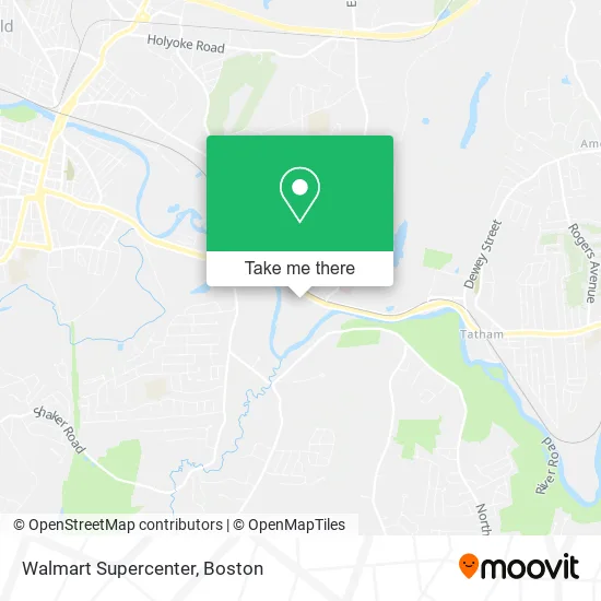 Walmart Supercenter map