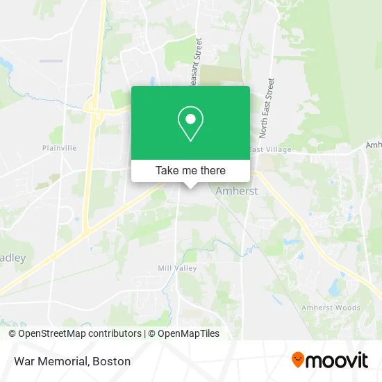 War Memorial map