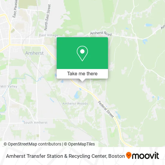 Amherst Transfer Station & Recycling Center map