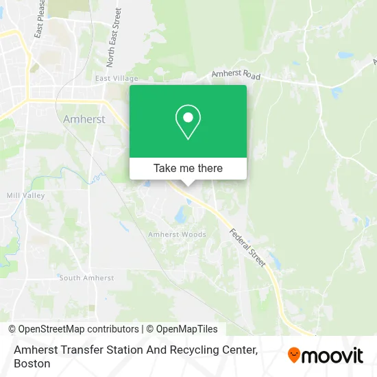 Amherst Transfer Station And Recycling Center map