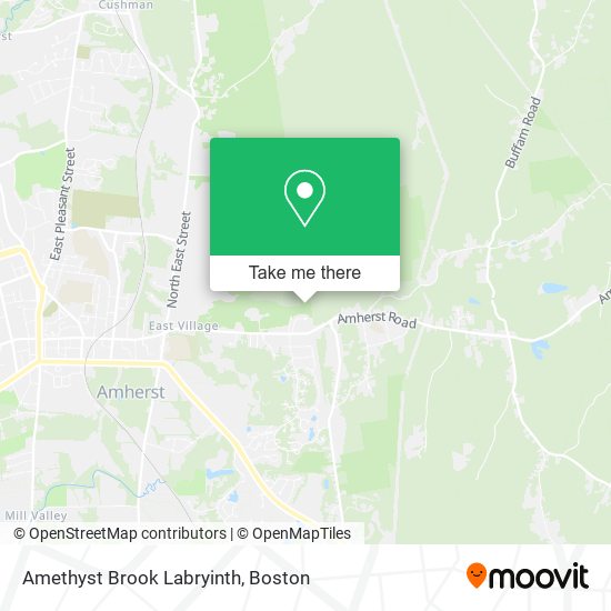 Mapa de Amethyst Brook Labryinth