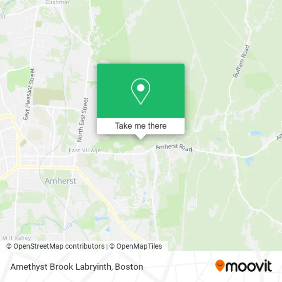 Amethyst Brook Labryinth map