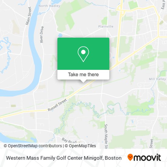 Mapa de Western Mass Family Golf Center Minigolf